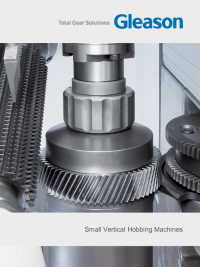 Brochure - Small Vertical Hobbing Machines