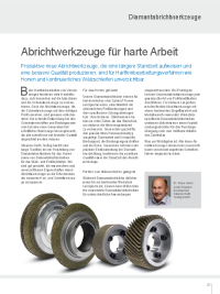 Artikel - Abrichtwerkzeuge für harte Arbeit