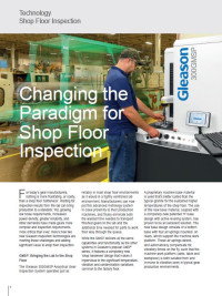 Article - Shop Floor Gear Inspection