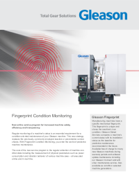 Flyer - Fingerprint Condition Monitoring