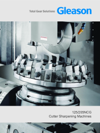 Brochure - 125/205NCG Cutter Sharpening Machines