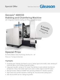 Special Offer - Genesis 400HCD (SN6008)