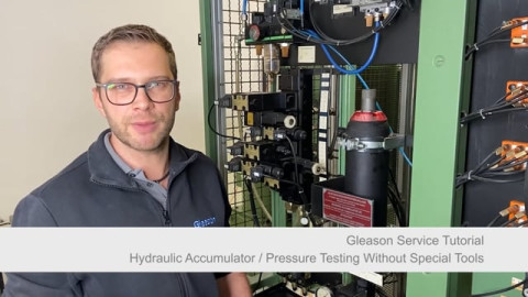 Pressure Testing of Hydraulic Accumulator