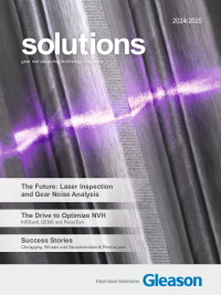 Solutions 2024/2025 - In-process gear inspection and noise analysis, Radial Chamfering for gears with interfering contours, the drive to optimize NVH, technologies for the ride ahead, service digitalization and hard finishing with ‘pinpoint’ accuracy. Success stories of Chongqing Winstar and Maschinenfabrik Reinhausen